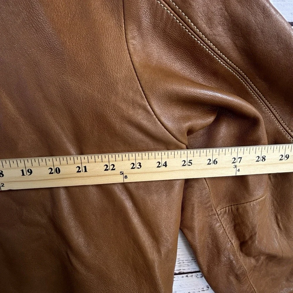 Vintage Leather Jacket Wilsons Leather XL Brown Genuine Leather Pelle Coat